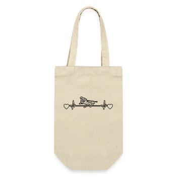 Skiers Skiers Ski Design Skiing Skiing Outfit - Gift Bag for Bottles - nature - Front
