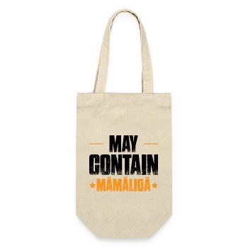 May Contain Mamaliga - Gift Bag for Bottles - nature - Front