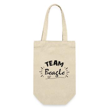 Team beagle - Sac à bouteille - nature - Devant