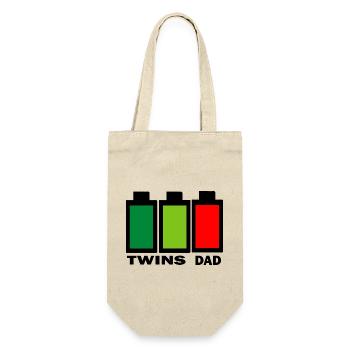 Grossesse Baby shower Babyshower Boy Girl - Sac à bouteille - nature - Devant