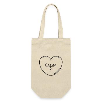 Coeur calin - Sac à bouteille - nature - Devant