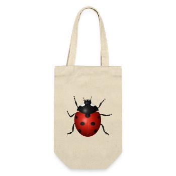 Coccinelle - Sac à bouteille - nature - Devant