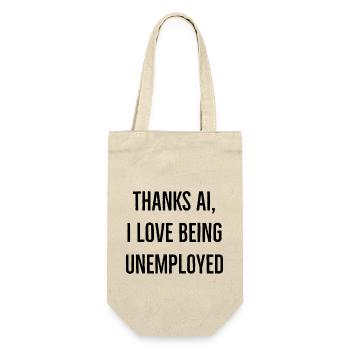 I love being unemployed - Gift Bag for Bottles - nature - Front