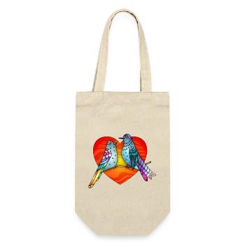 Birds - Gift Bag for Bottles - nature - Front