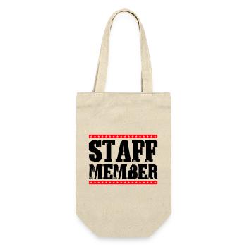 Staff Member - Gift Bag for Bottles - nature - Front