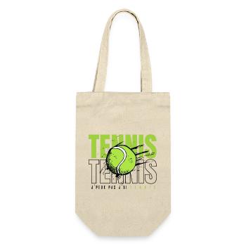 Tennis - J'Peux pas j'ai Tennis - Sac à bouteille - nature - Devant
