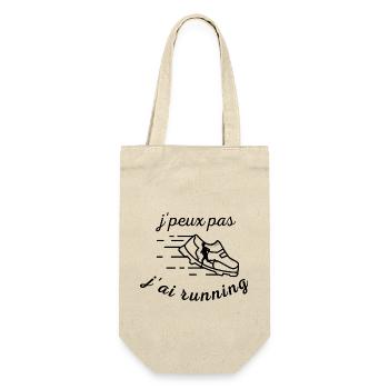 Je ne peux pas, j'ai running - Sac à bouteille - nature - Devant