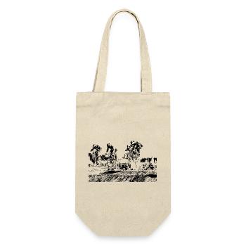 BMX Race Racing - Gift Bag for Bottles - nature - Front