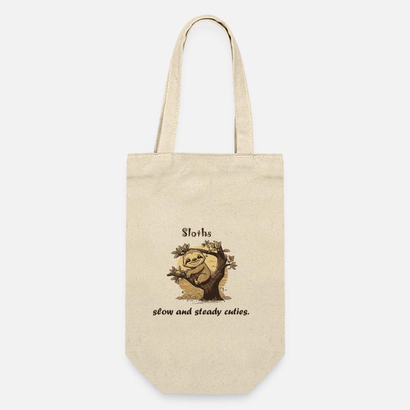 Sloth Cuties - Gift Bag for Bottles - nature