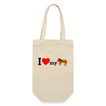 Amour de chien - Sac à bouteille - nature - Devant