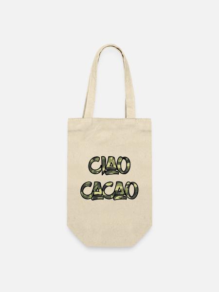 Ciao Cacao - Gift Bag for Bottles - nature