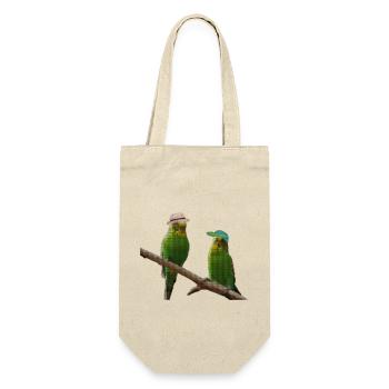 Budgerigar pixel point - Sac à bouteille - nature - Devant