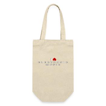 I hate Electronic music - Gift Bag for Bottles - nature - Front