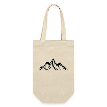 Mountains - Gift Bag for Bottles - nature - Front