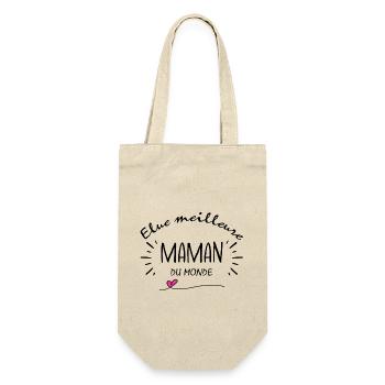idée cadeau original pour la fête des meres - Sac à bouteille - nature - Devant