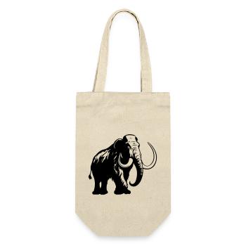 elephant - Geschenkbeutel für Flaschen - Natur - Vorne