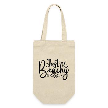 Just Beachy - Geschenkbeutel für Flaschen - Natur - Vorne