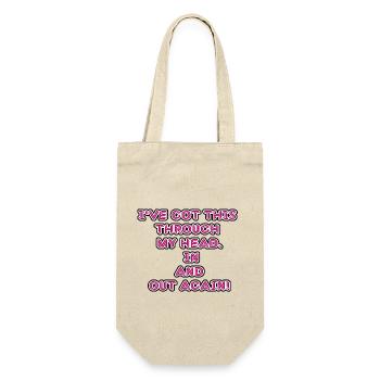 funny non-thinking design / funny sayings - Gift Bag for Bottles - nature - Front