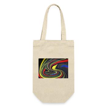 colorful swirls of color - Gift Bag for Bottles - nature - Front