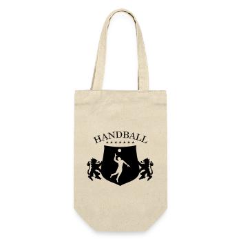 Handball crest - Gift Bag for Bottles - nature - Front