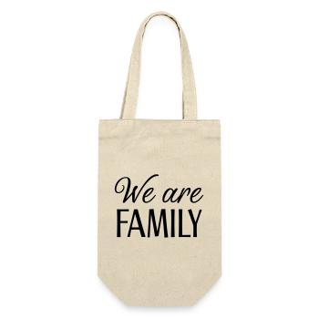 Nous sommes une famille - Sac à bouteille - nature - Devant