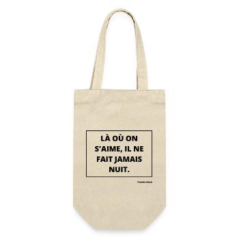 T-shirt, proverbe africain - Sac à bouteille - nature - Devant
