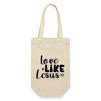 Aimer comme Jésus - Sac à bouteille - nature - Devant