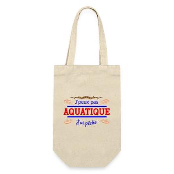 j peux pas j ai pêche - Sac à bouteille - nature - Devant