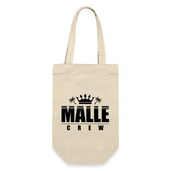 Malle Crew - Geschenkbeutel für Flaschen - Natur - Vorne