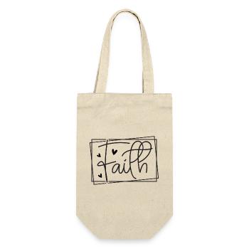 Faith - Gift Bag for Bottles - nature - Front