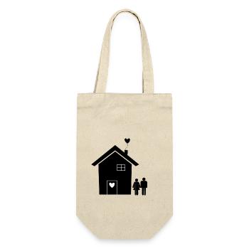 Relocation House Construction Partnership House Remodeling - Gift Bag for Bottles - nature - Front