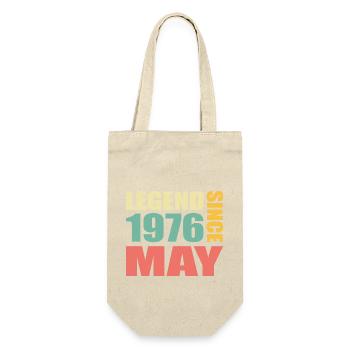 47e anniversaire mai millésime 1976 idée cadeau - Sac à bouteille - nature - Devant