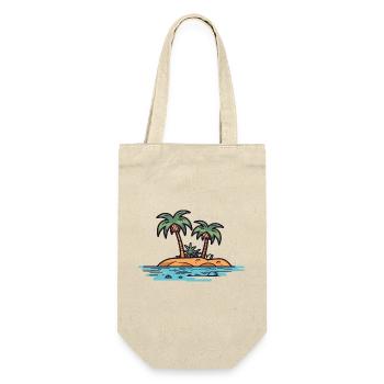 Palm Island - Gift Bag for Bottles - nature - Front