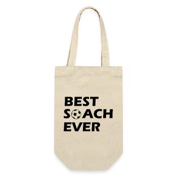 Fußball Soccer - Gift Bag for Bottles - nature - Front