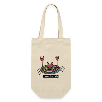 Crabe de plage / Crabe / Plage / Été / Vacances - Sac à bouteille - nature - Devant