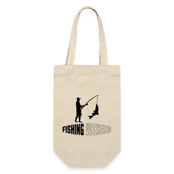 Fishing Weekend - Geschenkbeutel für Flaschen - Natur - Vorne