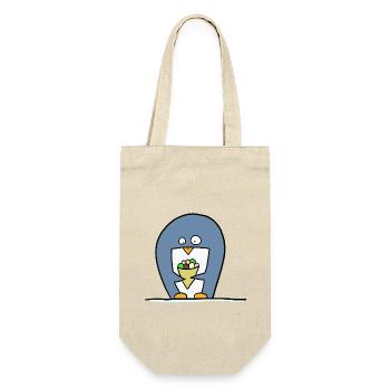 Pingouin à la crème glacée - Sac à bouteille - nature - Devant