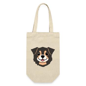 Cute dog - Gift Bag for Bottles - nature - Front