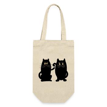 Chats - Sac à bouteille - nature - Devant