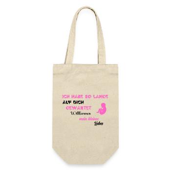 Je t'ai tant attendu PNK BLK - Sac à bouteille - nature - Devant