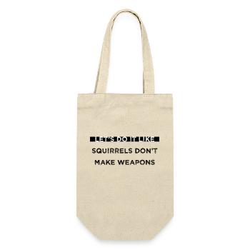 cool humor fun present idea family joke gift idea - Gift Bag for Bottles - nature - Front