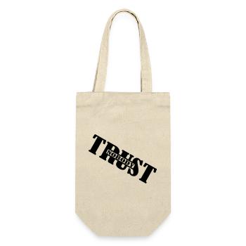 Trust nobody trust no one logo - Gift Bag for Bottles - nature - Front