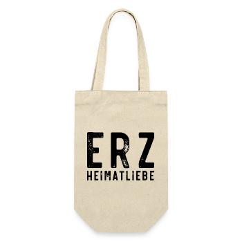Erzgebirge Erz Heimatliebe - Geschenkbeutel für Flaschen - Natur - Vorne