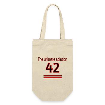 The ultimate solution - Gift Bag for Bottles - nature - Front