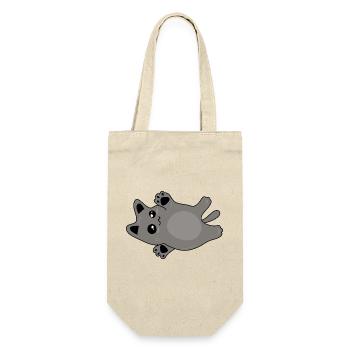 cute grey baby cat - Gift Bag for Bottles - nature - Front