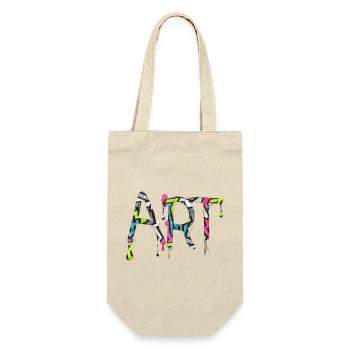 Graffiti-Stil Splash Hip-Hop-Farben Malerfarbe - Geschenkbeutel für Flaschen - Natur - Vorne