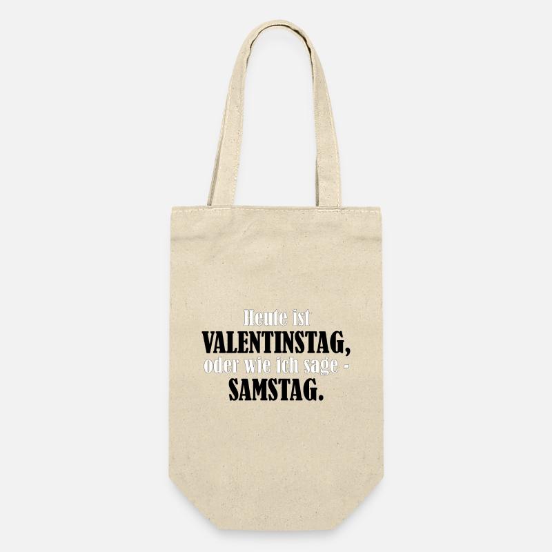 Valentinstag - Samstag - Geschenkbeutel für Flaschen - Natur