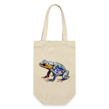 Grenouille empoisonnée avec une belle couleur d’avertissement comme un amphibien - Sac à bouteille - nature - Devant