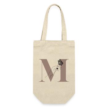 lettre m papillon magique - Sac à bouteille - nature - Devant