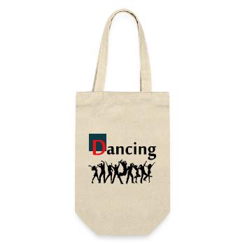 Dancing Dance Music - Gift Bag for Bottles - nature - Front